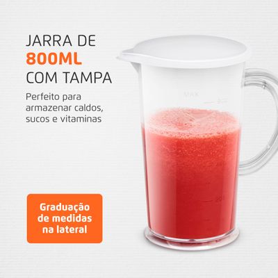 Power Mixer Premium Mondial Preto e Inox 500W M-07 220