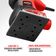 Lixadeira Orbital De 1 e 4 de Lixa Mondial Vermelho 250W FLO-02 220