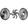 Ventilador 40cm Turbo Tech Repelente Pastilha Mondial Preto e Prata 85W VT-RP-02-6P 220