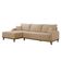 Sofá Albano Linho 300cm Chaise Lado Esquerdo Meu Sofá Online A226 Linho Bege