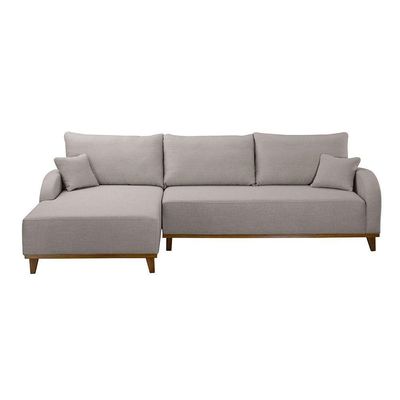 Sofá Albano Veludo 300 Chaise Lado Esquerdo Meu Sofá Online B026 Veludo Prata