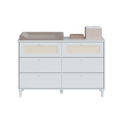 Cômoda Infantil com Tela Fofura 6 GV Branco