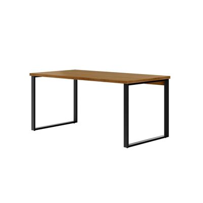 Mesa de Escritório Málaga Nogal e Preta 150 cm