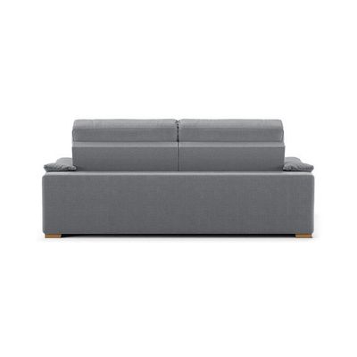 Sofá 3 Lugares Retrátil e Reclinável Lupin Linho Cinza 180 cm