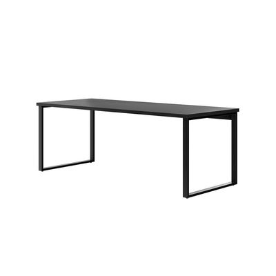 Mesa de Escritório Málaga Preta 190 cm