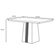 Cozinha Completa Italia Tampo Madeirado Com Vidro 120x90cm E 4 Cadeiras Julia Cedro Off White Linho Neve