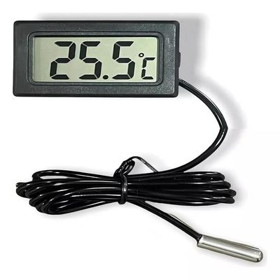 Termometro Digital Lcd Sensor Temperatura Sonda Culinario Geladeira Freezer Ambiente Aquario Chocadeira Adega 1 Metro Mu