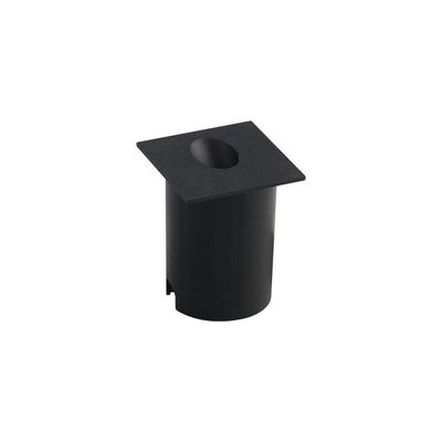 Balizador Astraled Australe Quadrado De Embutir Led 2w Bivolt Preto 3000k Luz Amarela Bl-6713