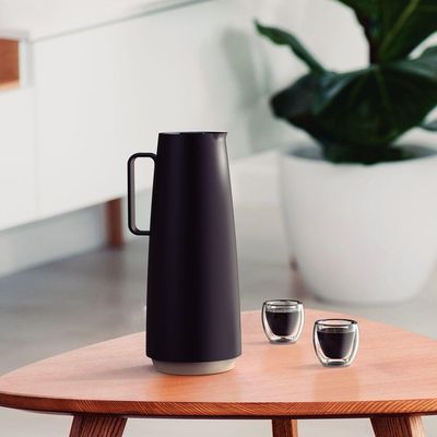 Garrafa Térmica Tramontina Exata 1l U Preto Unica {observacao_cor}