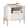 Cômoda Pequena Filadelfia Off White Dourado