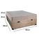 Cama Box Baú Casal Suede + Colchão Sereneprime Molas Ensacadas 138x188x69 Bege