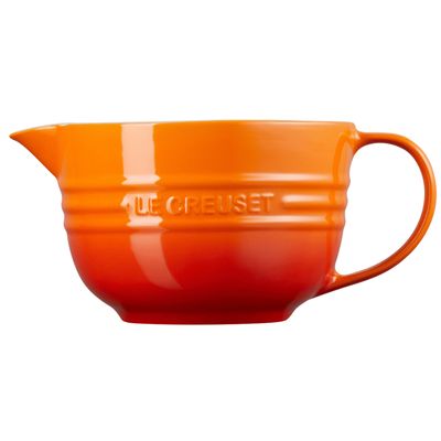 KIT LE CREUSET BOWL DE PREPARO 2L E TRAVESSA RETANGULAR HERITAGE 32CM Laranja