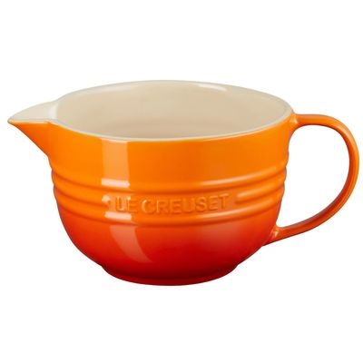 KIT LE CREUSET BOWL DE PREPARO 2L E TRAVESSA RETANGULAR HERITAGE 32CM Laranja