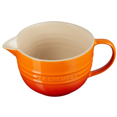 KIT LE CREUSET BOWL DE PREPARO 2L E TRAVESSA RETANGULAR HERITAGE 32CM Laranja
