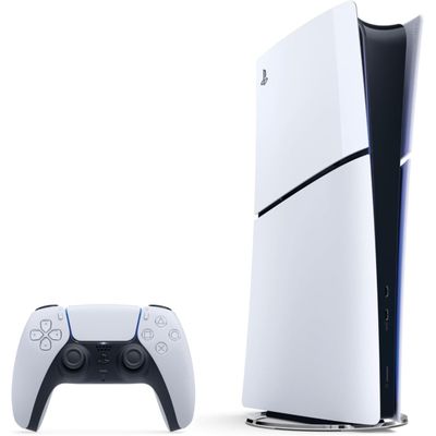 Console PlayStation 5 Slim, SSD 1TB, Edição Digital, Branco + 2 Jogos - Sony
