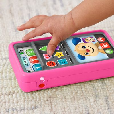 Brinquedo Telefone Deluxe de Aprendizagem Fisher-Price Rosa