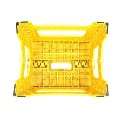 Banqueta Le Step Dobrável Amarela 22x22x29cm