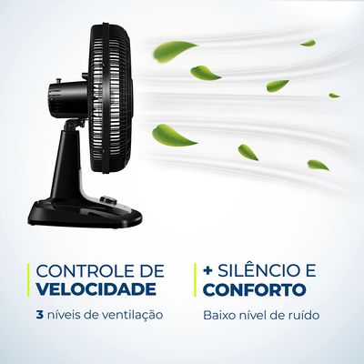 Ventilador de Mesa Mondial 8 Pás Vtx-40-8p - 40cm 220V