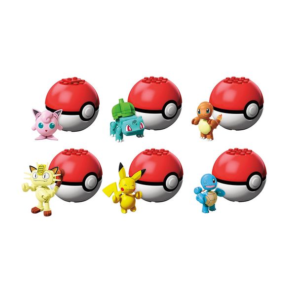 Boneco Mega Construx Pokémon Pokébola - Item Sortido