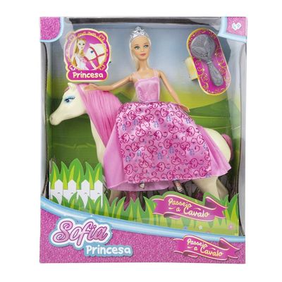 Boneca Le Sofia com Cavalo