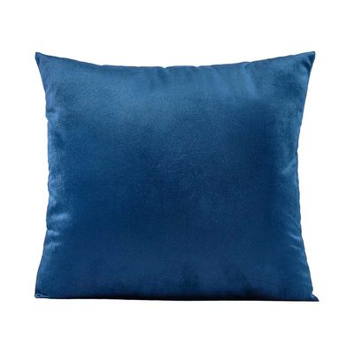 Almofada Le Suede com Zíper 45x45cm Azul