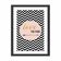 Quadro Kapos 32x42cm P&B Zigzag Love Arrow
