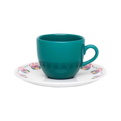 Aparelho de Jantar e Chá Oxford Coup Alegoria em Porcelana 20 Peças