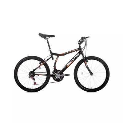 Bicicleta Houston Atlantis Land Aro 24 com 21 Marchas Preta Cadilac