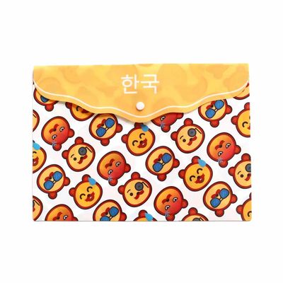 Pasta Envelope Malote A4 Le Decorada Fruits & Cactos com Fecho Botão Cores Diversas