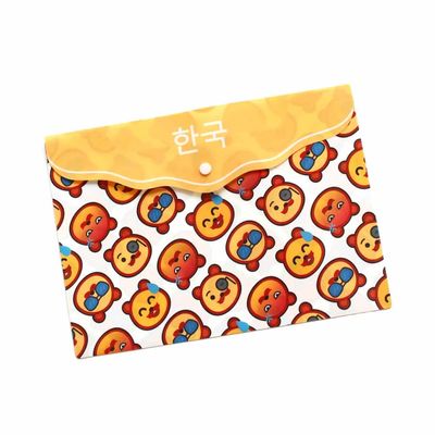 Pasta Envelope Malote A4 Le Decorada Fruits & Cactos com Fecho Botão Cores Diversas