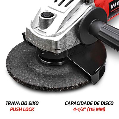 Esmerilhadeira Mondial Vermelho 850W FES-02 110