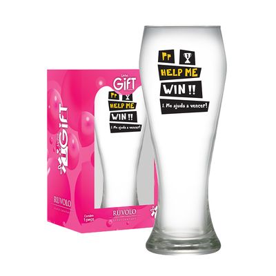 Copo para Cerveja Ruvolo Danube em Vidro 600ml - Item Sortido
