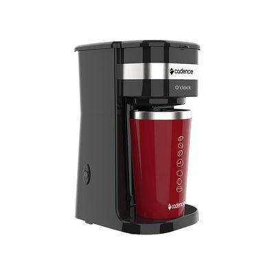 Cafeteira Elétrica Cadence Oclock Preta 400ml de Café Preta - 220V
