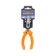 Alicate Bico Western M Cana 15cm  Laranja
