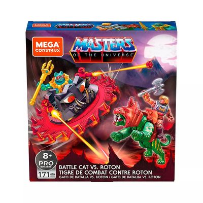 Boneco Mega Construx Mestres do Universo, Gato de Batalha Versus Roton