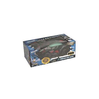 Carro Controle Remoto Candide Batman com 3 Funções