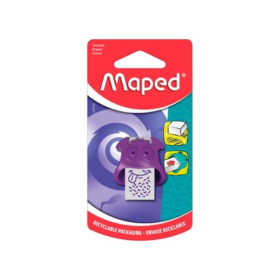 Borracha Maped Capa Plástica Vivo Monster Colors - Item Sortido