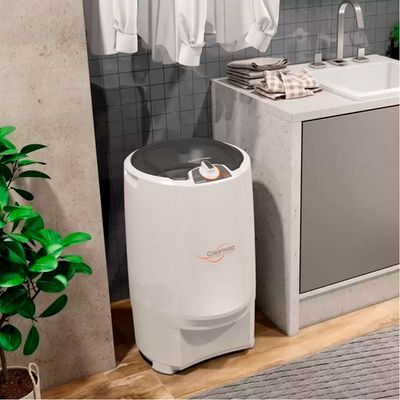 Centrifuga de Roupa 12kg Colormaq Cesto Inox Branco / 110V