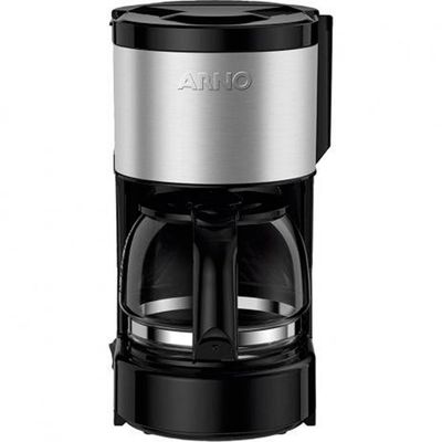 Cafeteira Arno Perfectta Cfpi 600ml Inox Preto / 220V