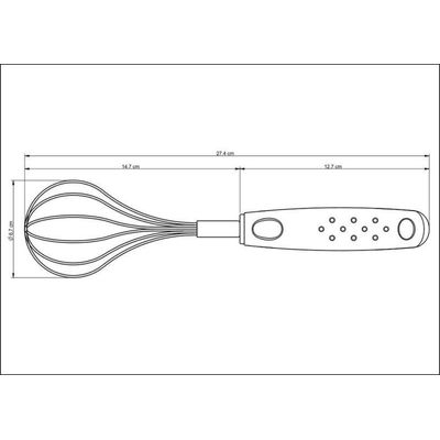 Batedor Manual Inox Utilitá