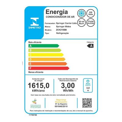 Ar Condicionado De Janela Springer Midea 20.000 Btus Frio Mecânico 220v