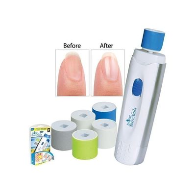Kit Polidor De Unha Lixa Para Unha Calo Bare Nails Ped Egg Ideal Para Manicure A Pilha Com Acessorios