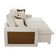 Sofá Dallas Linho Dois Módulos De 80cm B15 Meu Sofá Online A302 Linho Branco