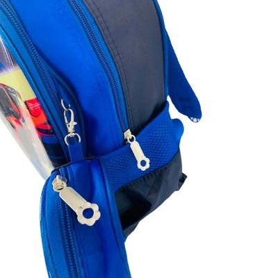 Kit Mochila Infantil Meninos Com Rodinhas Carros Escolar Estojo Lancheira Térmica Bolsa Completa