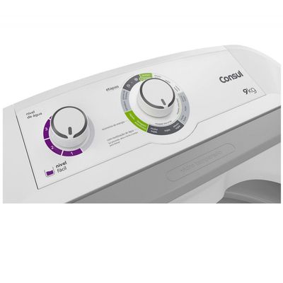 Lavadora de Roupas Consul 9kg com Dosagem Extra Fácil CWB09 Branco / 220V