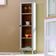 Cristaleira 1 Porta Vidro Pés Madeira 151x40 Cm E963 Cinza Dtall Cinza