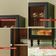 Cristaleira 1 Porta Vidro Pés Madeira 151x40 Cm E963 Preto Dtall Preto