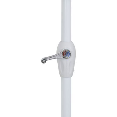Ombrellone Central Vittoria em Alumínio com Led 2,70 metros Branco Bel 2,70m