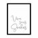 Quadro Kapos 32x42cm P&B Mdf Viva Seus Sonhos