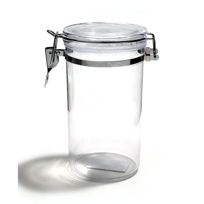 Pote Le Clear em Acrílico Hermético com Tampa Transparente 1,13L